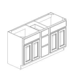 SE Vanity Sink And Drawer Combo Base 60 inch dd
