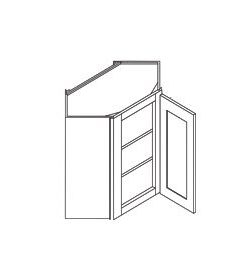 SE Wall Diagonal Corner Cabinet